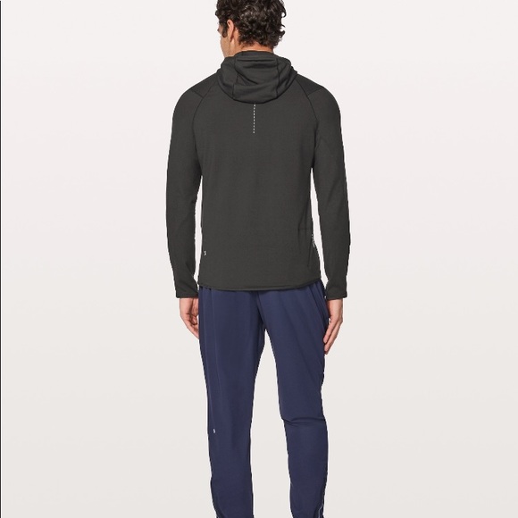 NWT BLACK MEN’S LULULEMON SURGE 1/2 ZIP HOODIE - Picture 4 of 5